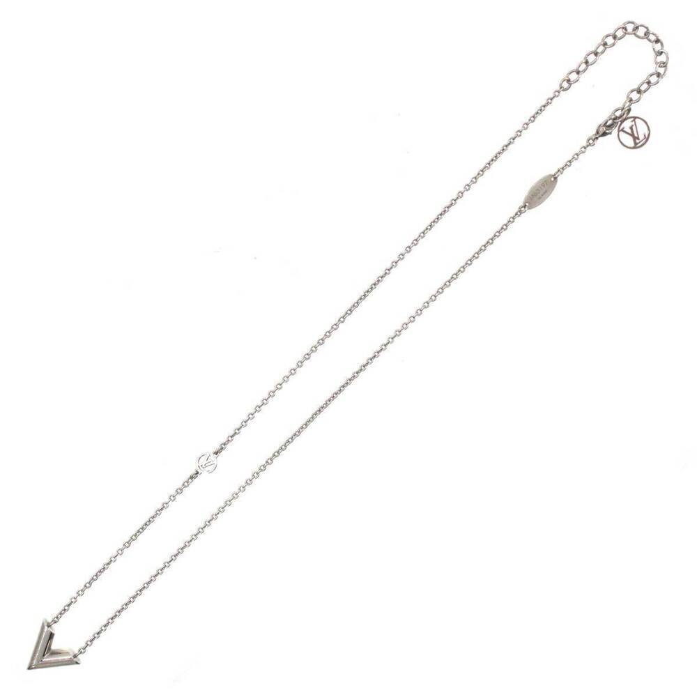 LOUIS VUITTON Silver Necklace - Picture 3 of 6